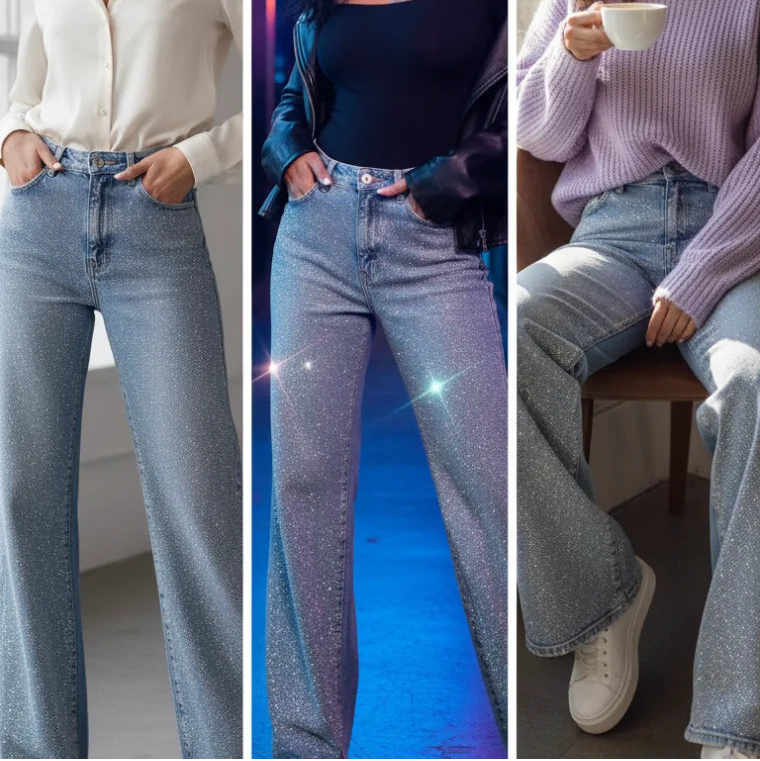 ✨💎LUMIGLIT JEAN™💫Silueta Moldeada💯🌟Diamantado