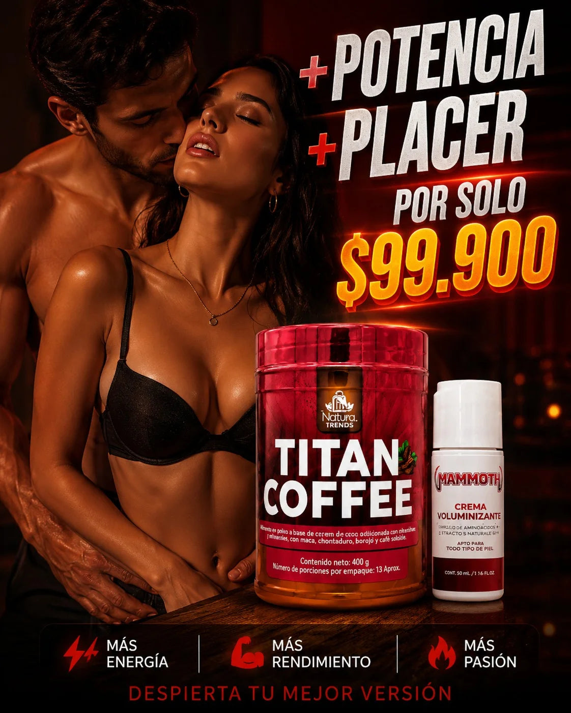 🔥 TITAN COFFEE DAILY ACTIVATION+ CREMA ENGROSADORA💯🥵