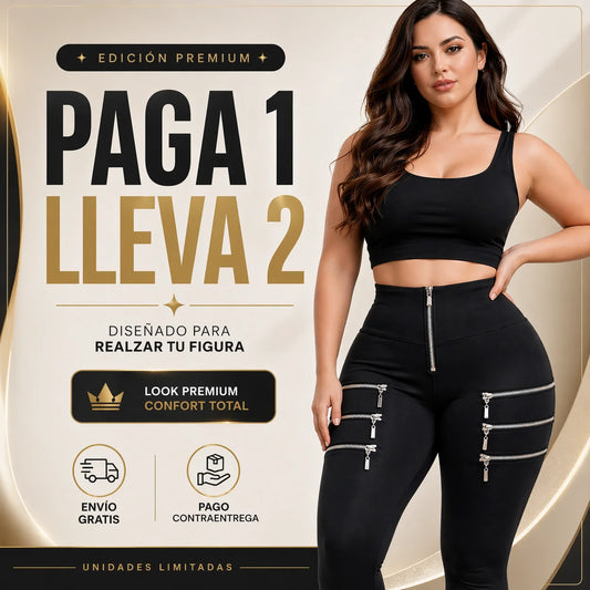 💎LEGGINS ELEGANT MULTIESTILO CONTROL ABDOMEN LEVANTA COLA🔥