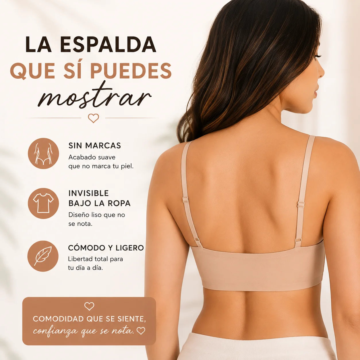 ✨👙🔥3X1 BRASIER INVISIBLE AURA⭐BROCHE DELANTERO  TRANSFORMA TU ESTILO✨👙🔥