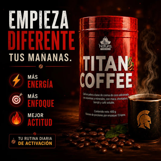 🔥 TITAN COFFEE DAILY ACTIVATION+ SPRAY TERMOACTIVO OBSEQUIO💯😎