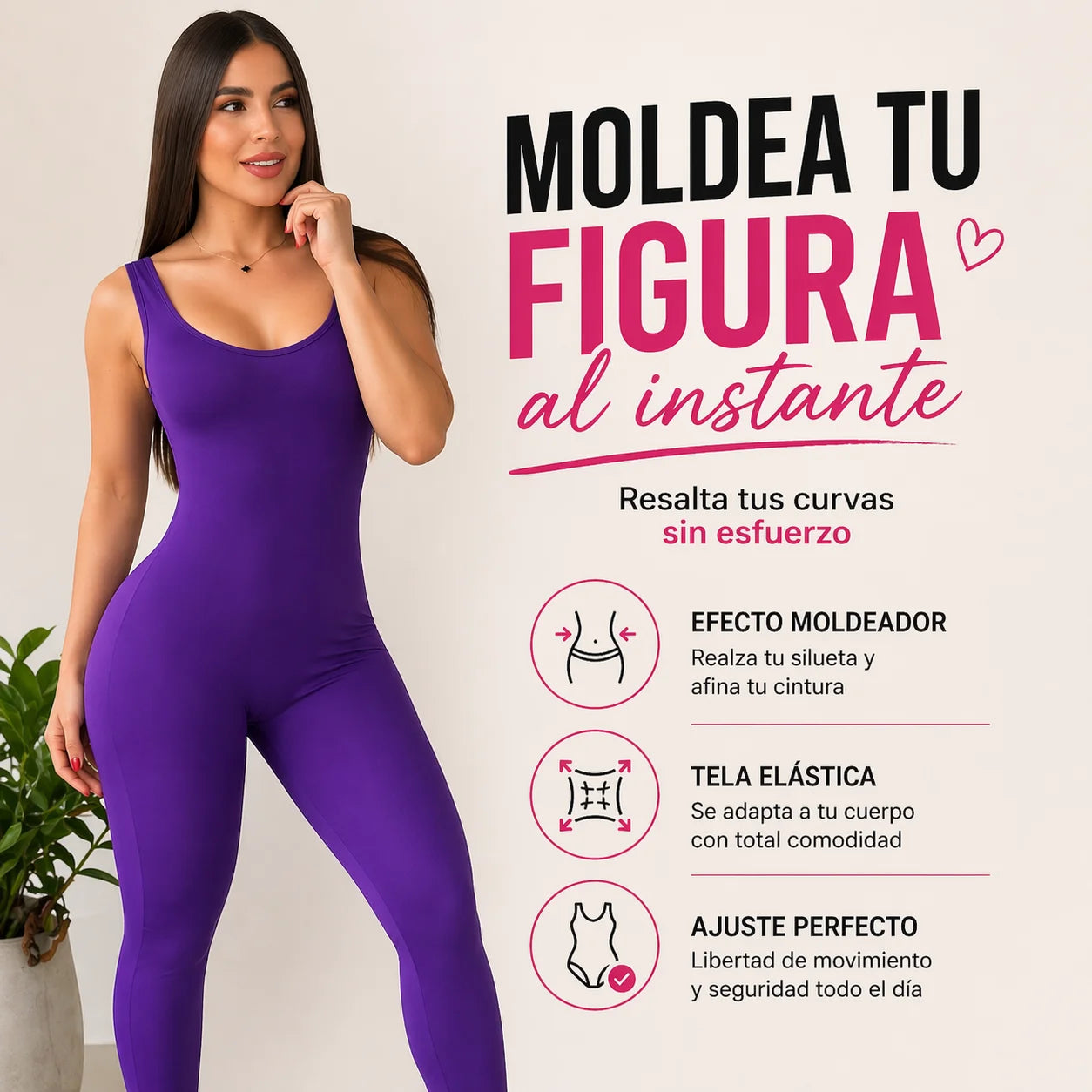 🔥2x1  Enterizo Doble Impacto moldeador💖