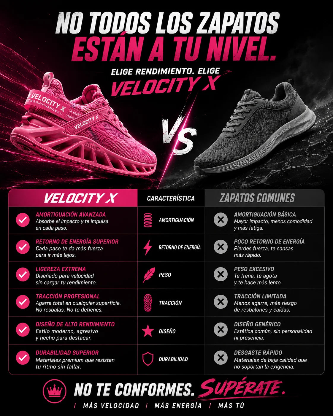 TENIS VELOCITY X SPORT ULTRACONFORT💯