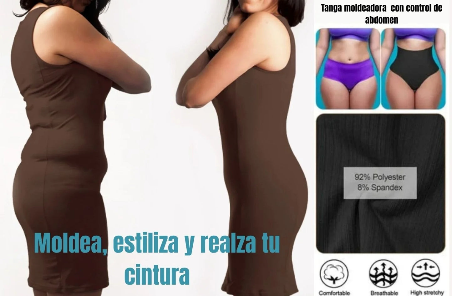 💖3 x 1 Panty Faja Cintura de Avispa Moldeador Ref2025™💖🔥