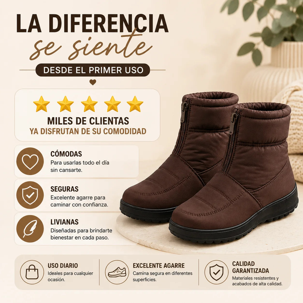 Bota Nube Confort ⭐⭐⭐⭐⭐ Paso Seguro