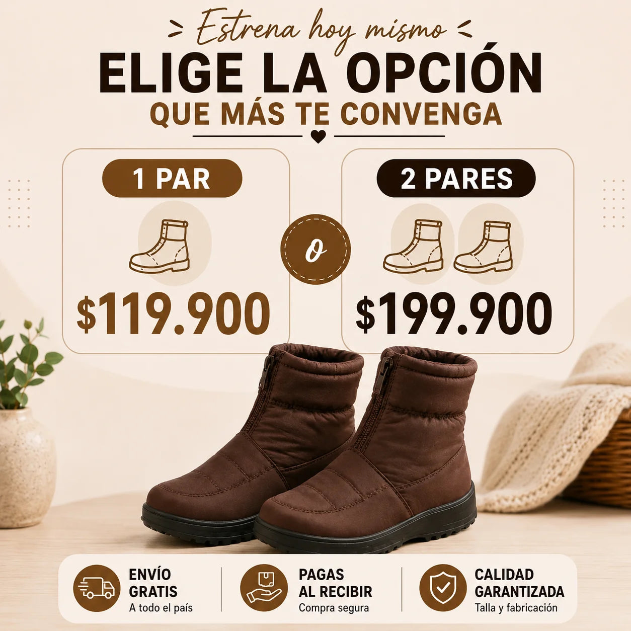Bota Nube Confort ⭐⭐⭐⭐⭐ Paso Seguro