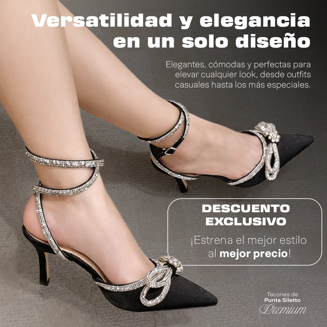 😍Tacones de punta siletto Premium✨