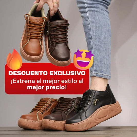 ✨Zapatos Icon Step😎 Tipo Cuero 💯